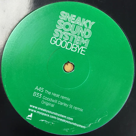 Sneaky Sound System : Goodbye (12")