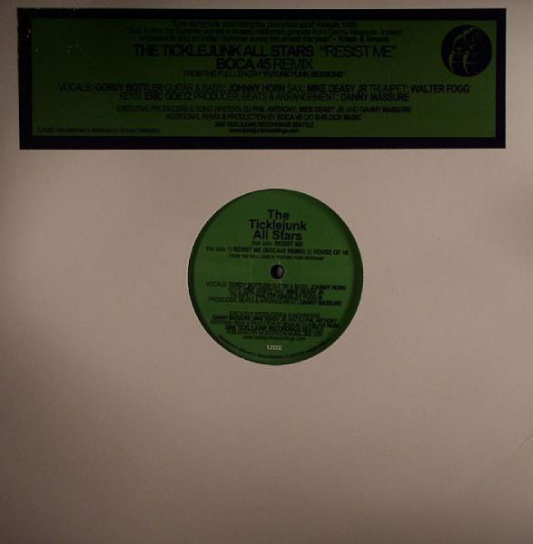 The Ticklejunk All Stars : Resist Me (12")