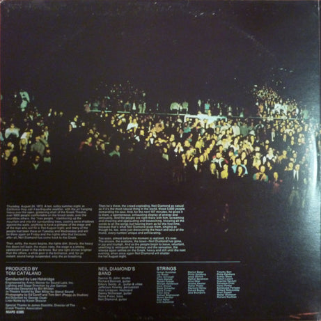 Neil Diamond : Hot August Night (2xLP, Album, RE, Gat)