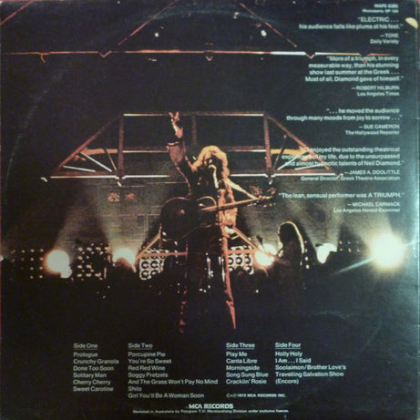 Neil Diamond : Hot August Night (2xLP, Album, RE, Gat)