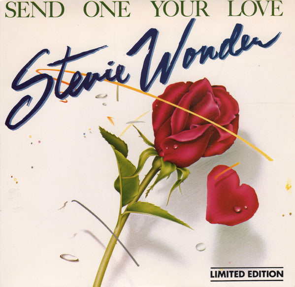 Stevie Wonder : Send One Your Love (7", Single, Ltd, pic)