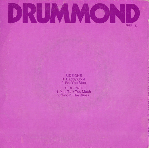 Drummond (2) : Drummond (7", EP)