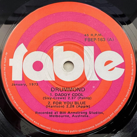 Drummond (2) : Drummond (7", EP)