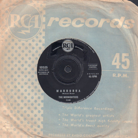 The Midnighters (3) : Maroubra (7", Single)