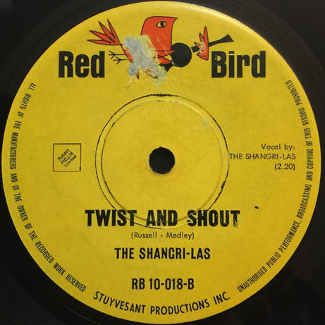 The Shangri-Las : Give Him A Great Big Kiss (7", Single)