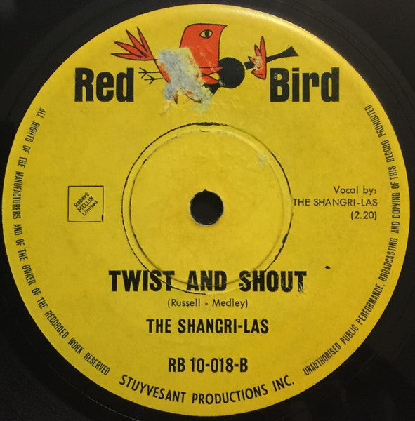 The Shangri-Las : Give Him A Great Big Kiss (7", Single)