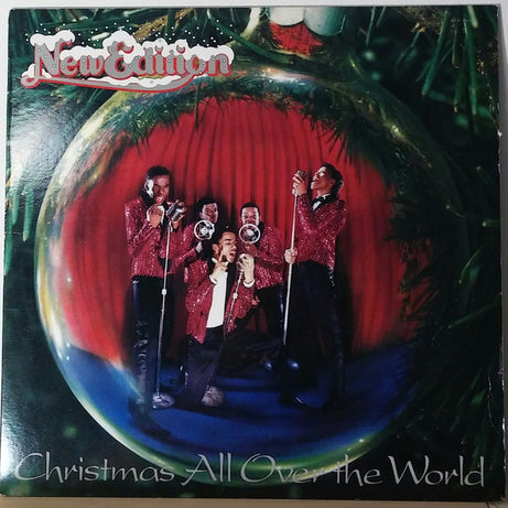 New Edition : Christmas All Over The World (LP, Album, Glo)