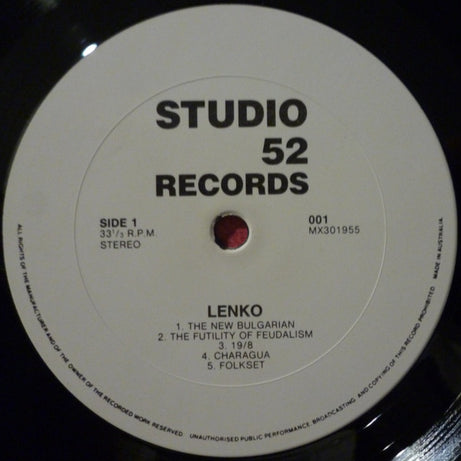 Lenko : Lenko (LP, Album)