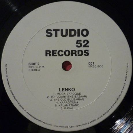 Lenko : Lenko (LP, Album)