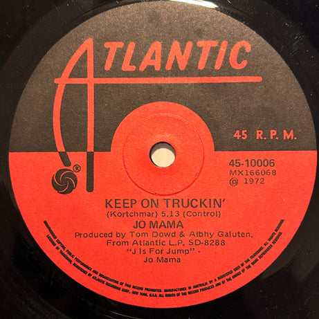 Jo Mama : Smack Water Jack / Keep On Truckin' (7", Single)