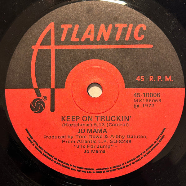 Jo Mama : Smack Water Jack / Keep On Truckin' (7", Single)