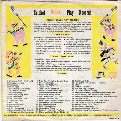 Captain Paul And The Seafaring Band : I'm Popeye The Sailor Man (7", Bon)