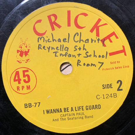 Captain Paul And The Seafaring Band : I'm Popeye The Sailor Man (7", Bon)