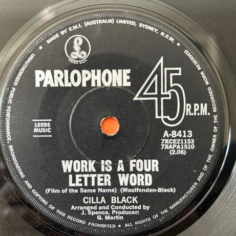 Cilla Black : Where Is Tomorrow? (7", Single, Promo)