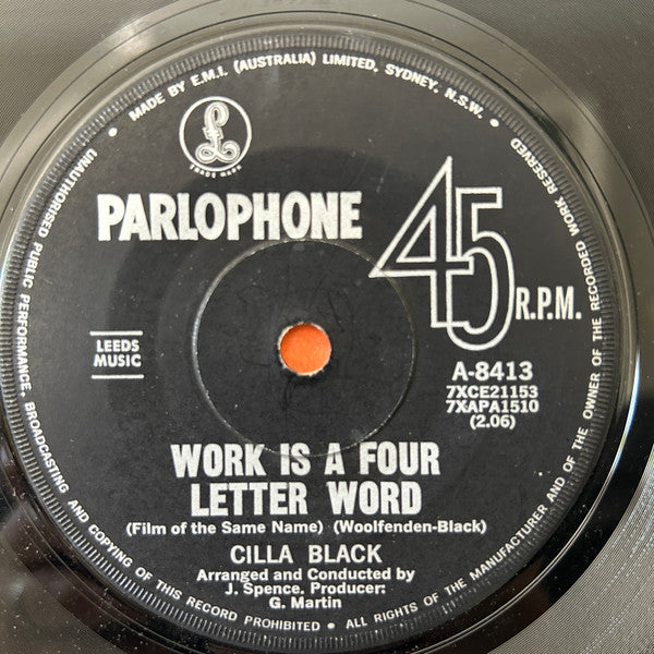 Cilla Black : Where Is Tomorrow? (7", Single, Promo)