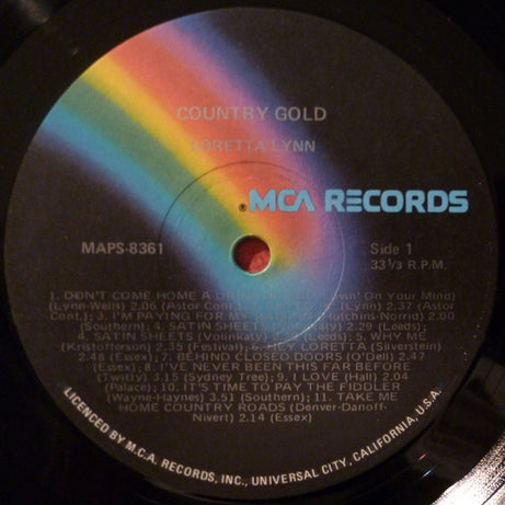 Loretta Lynn : Country Gold (LP, Comp)