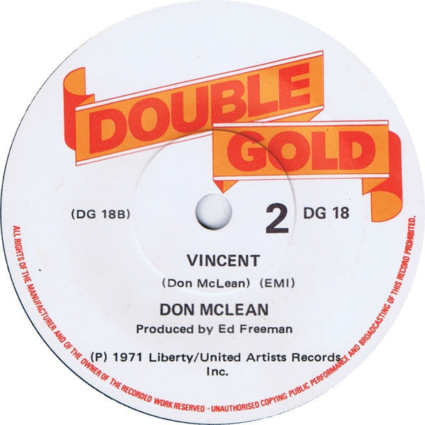 Don McLean : American Pie / Vincent (7", Single, RE)