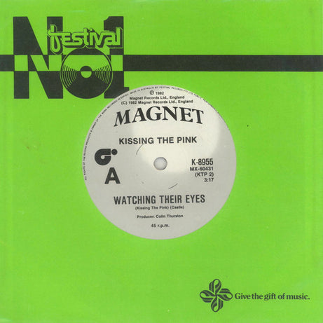 Kissing The Pink : Watching Their Eyes (7", Single)
