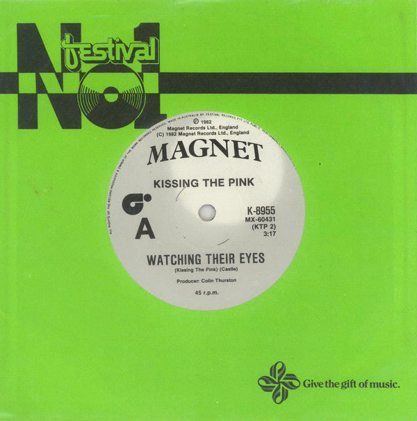 Kissing The Pink : Watching Their Eyes (7", Single)