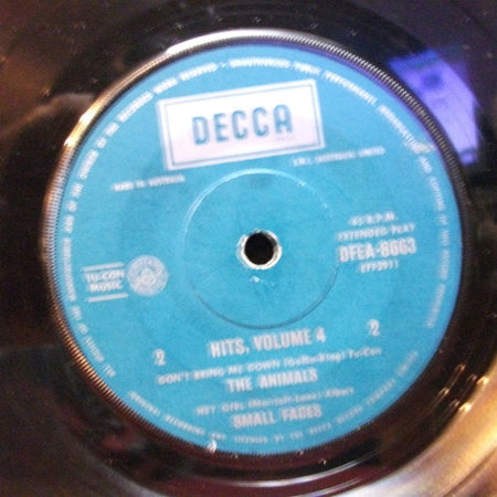 Various : Hits  Vol. 4 (7", EP, Single, Comp)