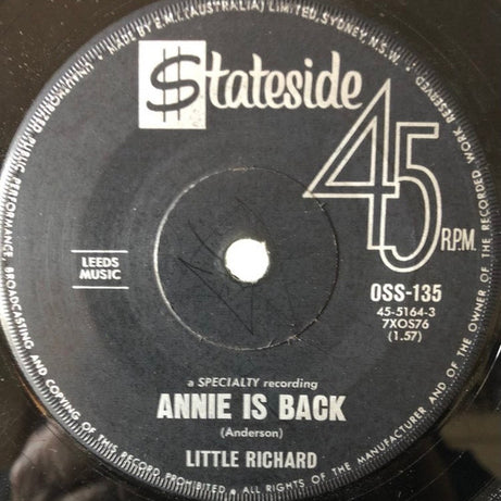Little Richard : Bama Lama Bama Loo / Annie's Back (7", Single)