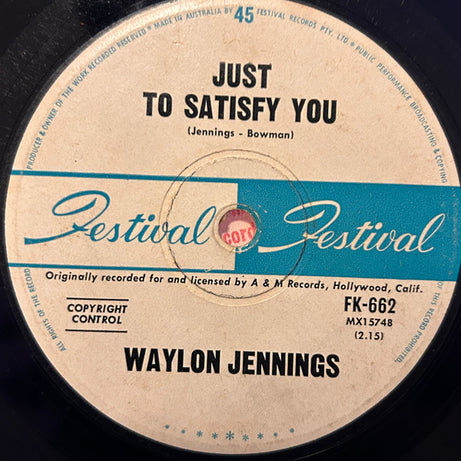 Waylon Jennings : Four Strong Winds (7", Single)