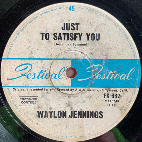 Waylon Jennings : Four Strong Winds (7", Single)
