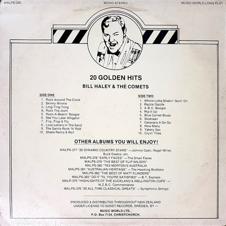 Bill Haley And His Comets : 20 Golden Hits (LP, Comp)