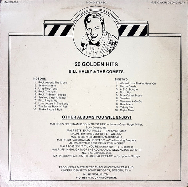 Bill Haley And His Comets : 20 Golden Hits (LP, Comp)