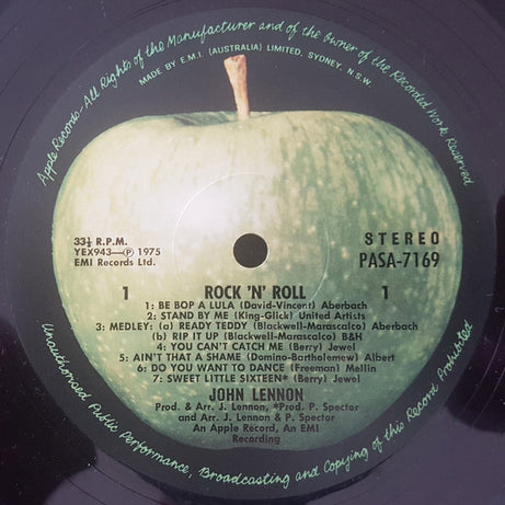 John Lennon : Rock 'N' Roll (LP, Album)