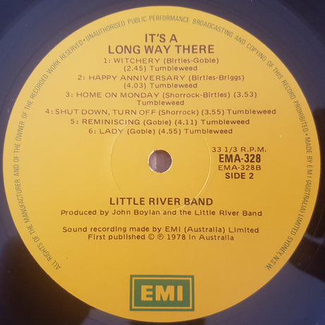Little River Band : It's A Long Way There (Greatest Hits) (LP, Comp, RP)