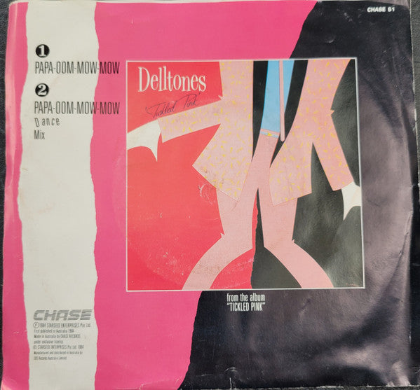The Delltones : Papa-Oom-Mow-Mow (7", Single, Promo)