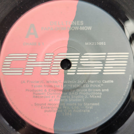 The Delltones : Papa-Oom-Mow-Mow (7", Single, Promo)