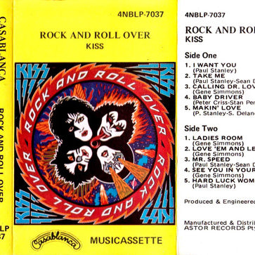Kiss : Rock And Roll Over (Cass, Album)