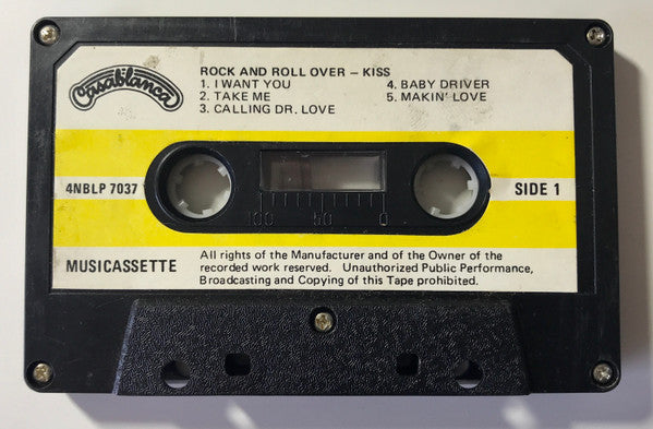 Kiss : Rock And Roll Over (Cass, Album)