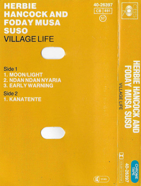 Herbie Hancock And Foday Musa Suso : Village Life (Cass, Album)