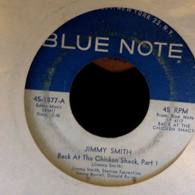 Jimmy Smith : Back At The Chicken Shack (7")