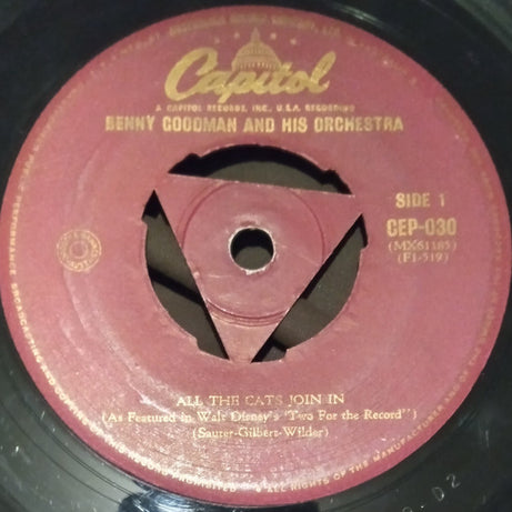 Benny Goodman : 2 For The Record (7", EP)