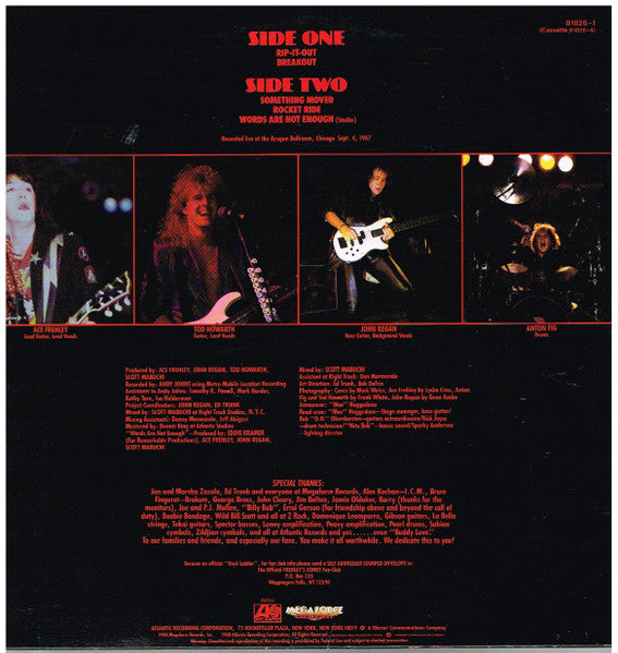 Frehley's Comet : Live + 1 (LP, MiniAlbum)