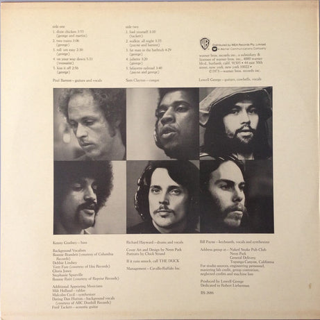 Little Feat : Dixie Chicken (LP, Album, RE)