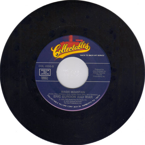 Eric Burdon And War* : Spill The Wine / Magic Mountain (7", RE)