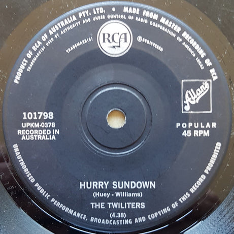 The Twiliters (3) : Go Where You Wanna Go (7", Single)