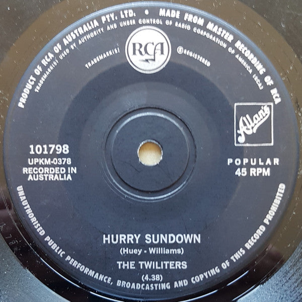 The Twiliters (3) : Go Where You Wanna Go (7", Single)