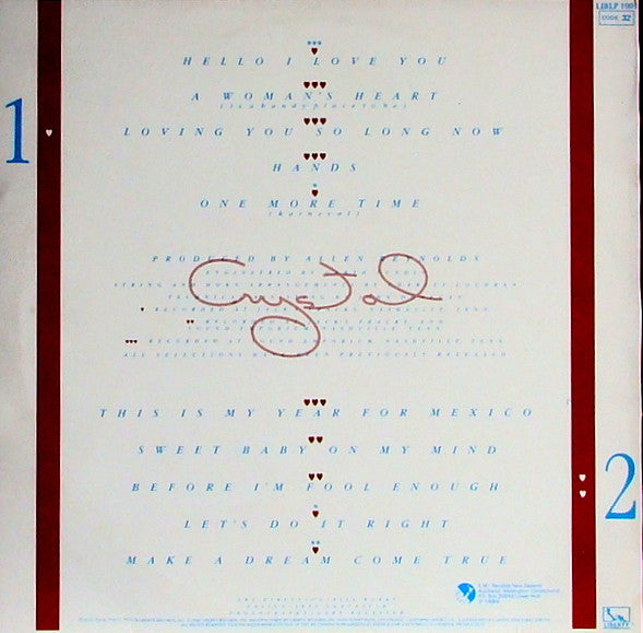 Crystal Gayle : A Woman's Heart (LP, Comp)