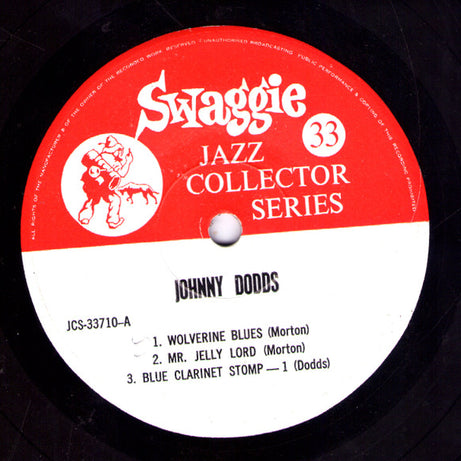 Johnny Dodds Trio : Volume One (7", EP, Mono)