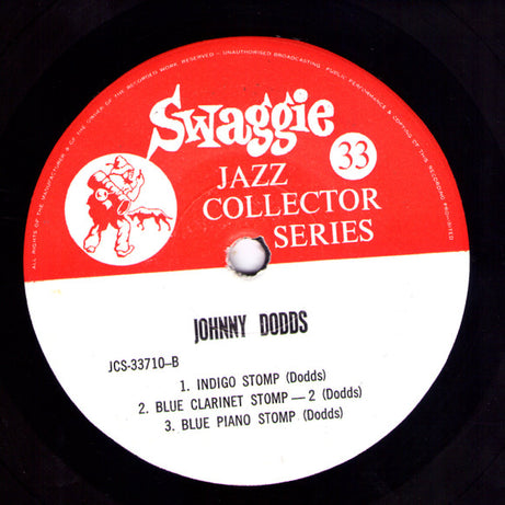 Johnny Dodds Trio : Volume One (7", EP, Mono)