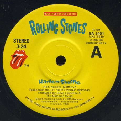 The Rolling Stones : Harlem Shuffle (7", Single)