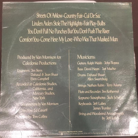 Van Morrison : Veedon Fleece (LP, Album, RE)