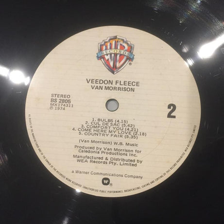 Van Morrison : Veedon Fleece (LP, Album, RE)