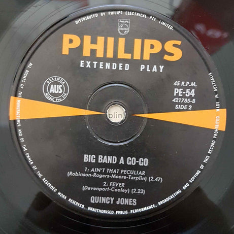 Quincy Jones : Big Band A Go-Go (7", EP)